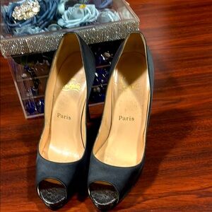 Christian Louboutin Black Stiletto Heels